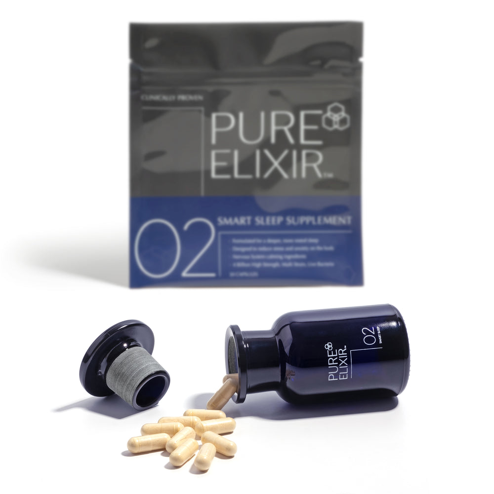 Pure Elixir 02 SMART Sleep Supplement - NOW WITH 5-htp!